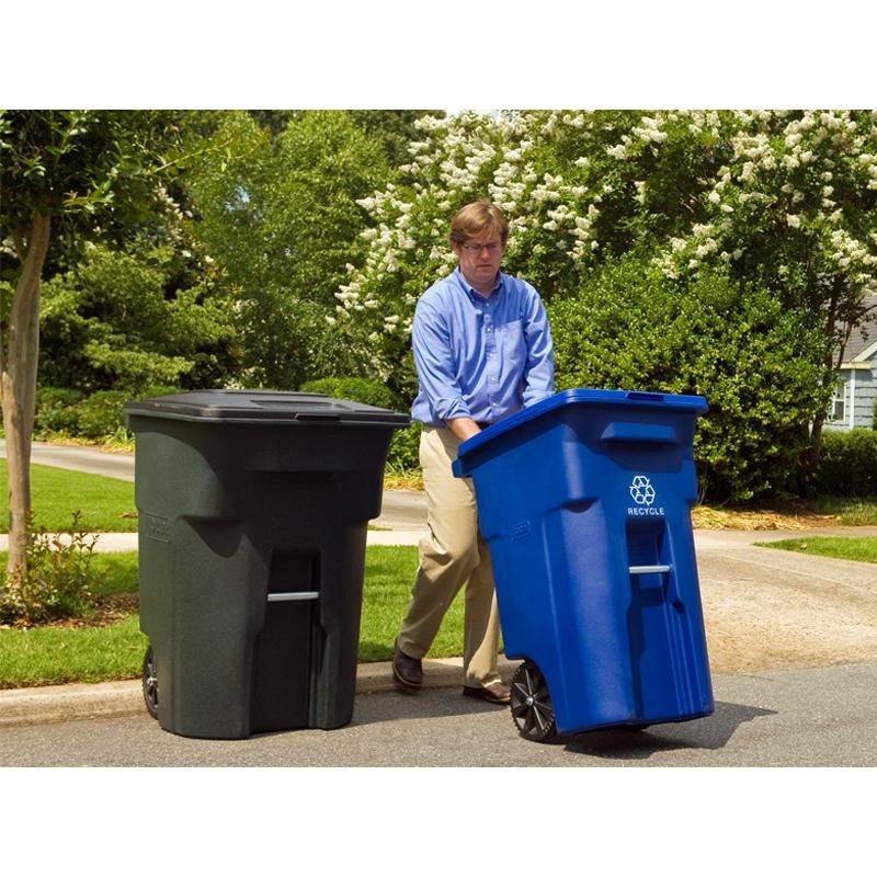 Bins ready for collection